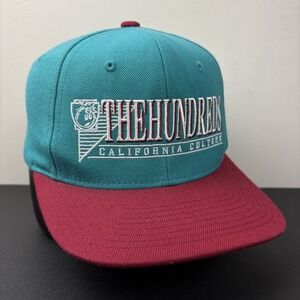 The Hundreds California Culture Snapback Hat Teal Maroon Skate Streetwear Cap